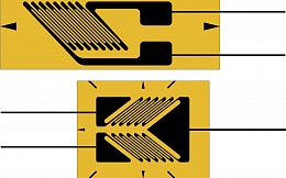 Тензорезисторы QFLT/QFCT для сдвига и кручения до +200°C